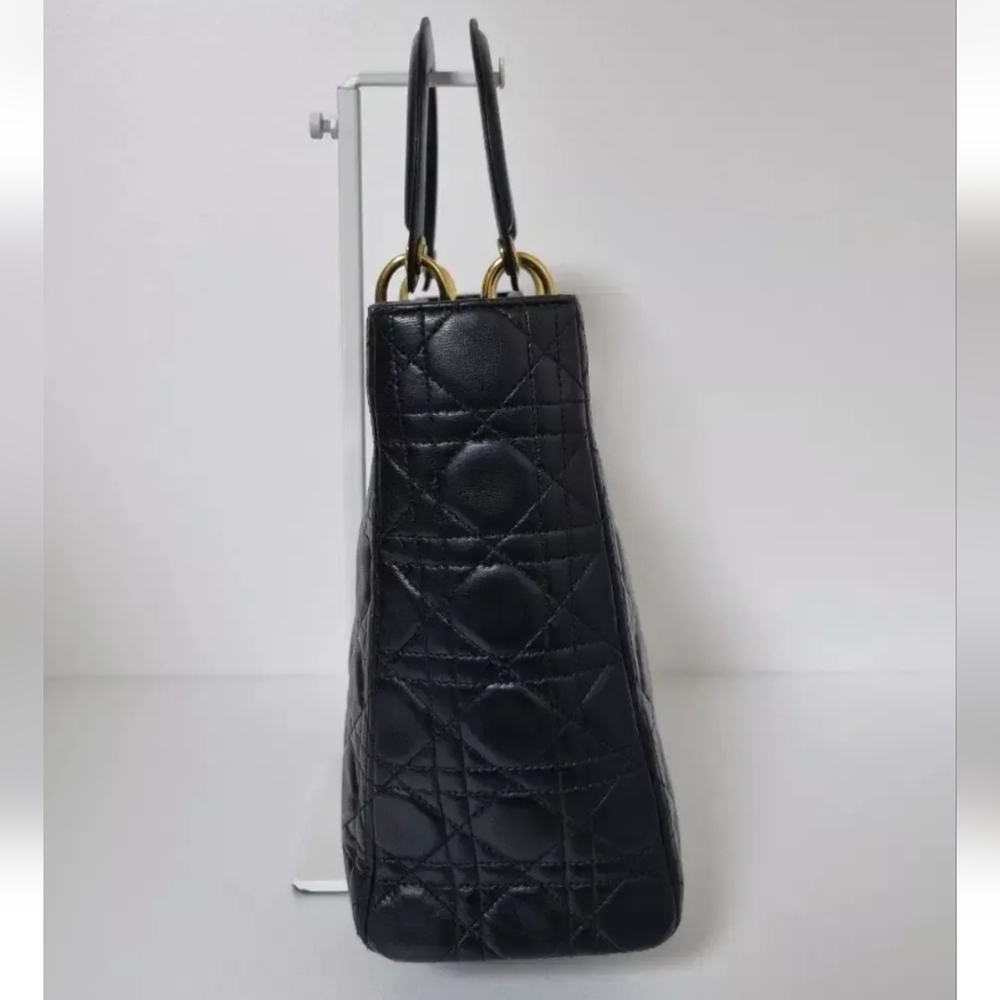 Dior Lady Bag Canage Lambskin Tote Bag - Picture 6 of 16